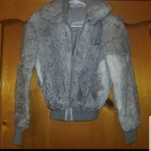 Vintage Rabbit Fur Coat